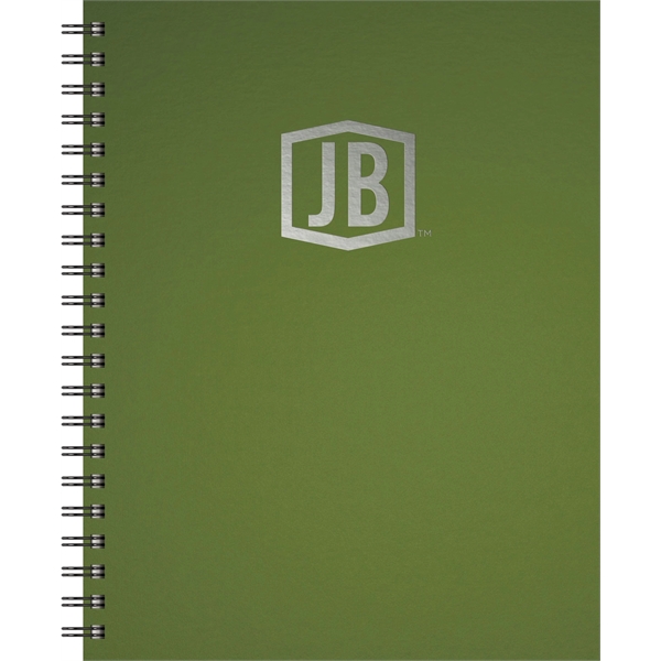 8.5" x 11" Deluxe notebook with foil logo or blind deboss... from ASI 91340 Journalbooks/Timeplanner Calendars