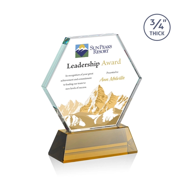 The Pickering VividPrint™ Starfire Crystal Award features a brilliant... from ASI 84592 St Regis Group / St Regis