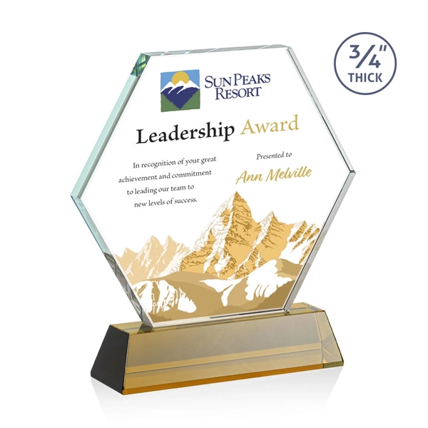 The Pickering VividPrint™ Starfire Crystal Award features a brilliant... from ASI 84592 St Regis Group / St Regis