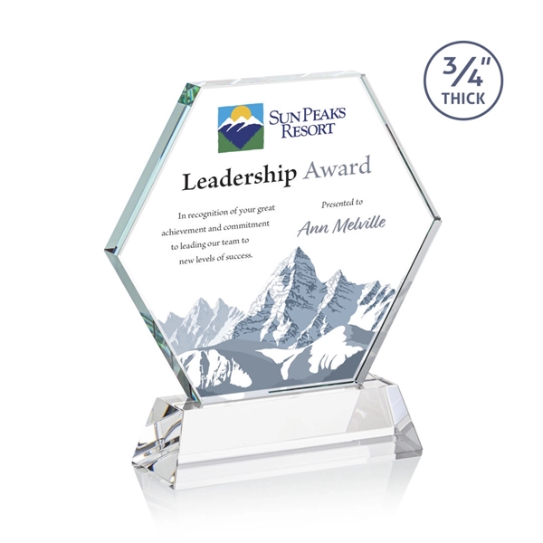 The Pickering VividPrint™ Starfire Crystal Award features a brilliant... from ASI 84592 St Regis Group / St Regis