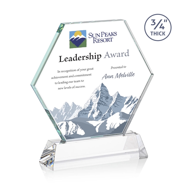 The Pickering VividPrint™ Starfire Crystal Award features a brilliant... from ASI 84592 St Regis Group / St Regis
