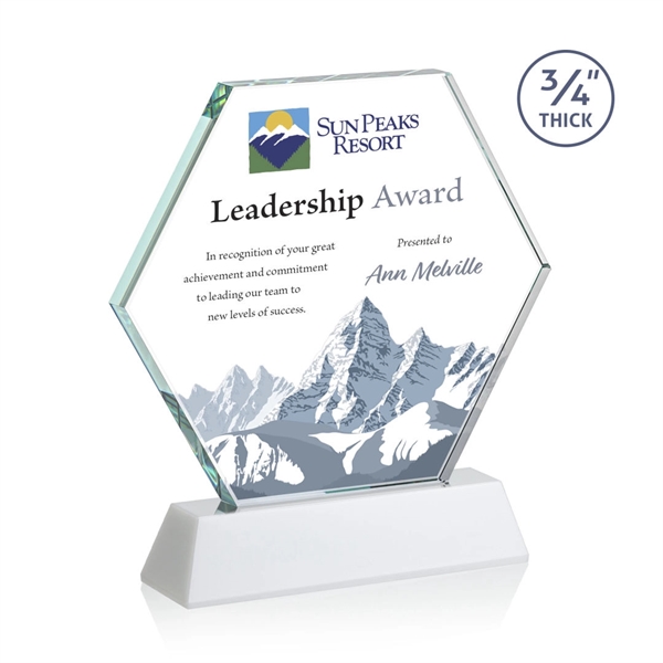 The Pickering VividPrint™ Starfire Crystal Award features a brilliant... from ASI 84592 St Regis Group / St Regis