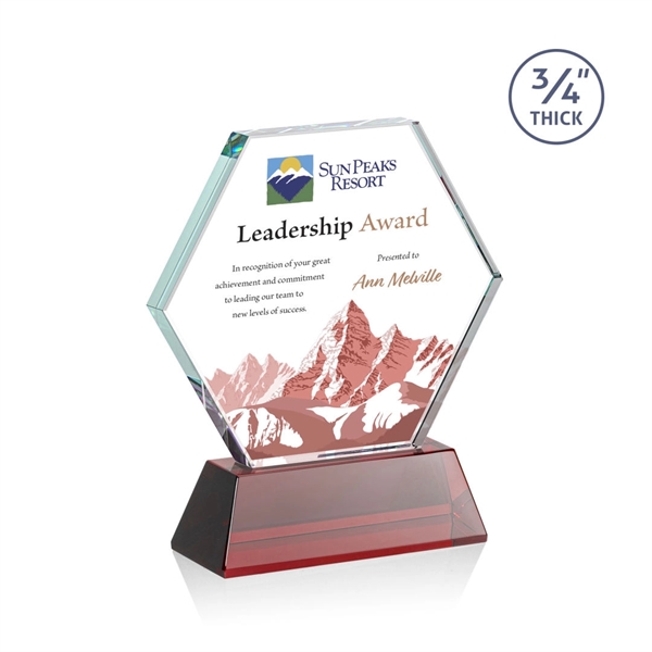 The Pickering VividPrint™ Starfire Crystal Award features a brilliant... from ASI 84592 St Regis Group / St Regis