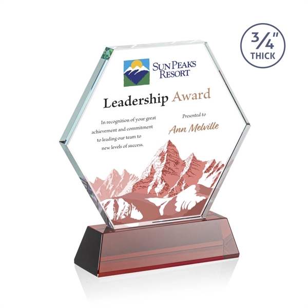 The Pickering VividPrint™ Starfire Crystal Award features a brilliant... from ASI 84592 St Regis Group / St Regis