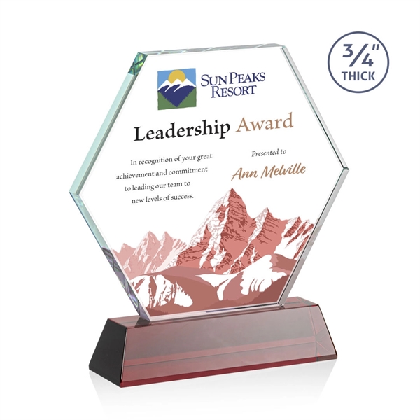 The Pickering VividPrint™ Starfire Crystal Award features a brilliant... from ASI 84592 St Regis Group / St Regis