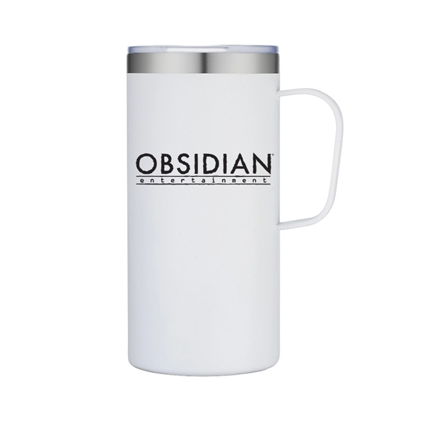 20 Oz Vacuum Sealed Travel Mug with Powdered Finish.... from ASI 68190 Lungsal / Lungsal