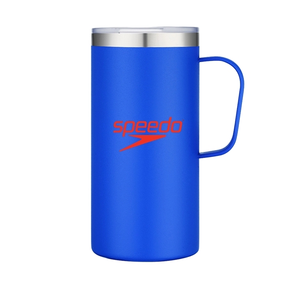 20 Oz Vacuum Sealed Travel Mug with Powdered Finish.... from ASI 68190 Lungsal / Lungsal