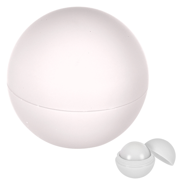 Rubberized lip moisturizer ball with vanilla flavor for protecting dry lips.... from ASI 61125 Hit Promotional Products / Hit®