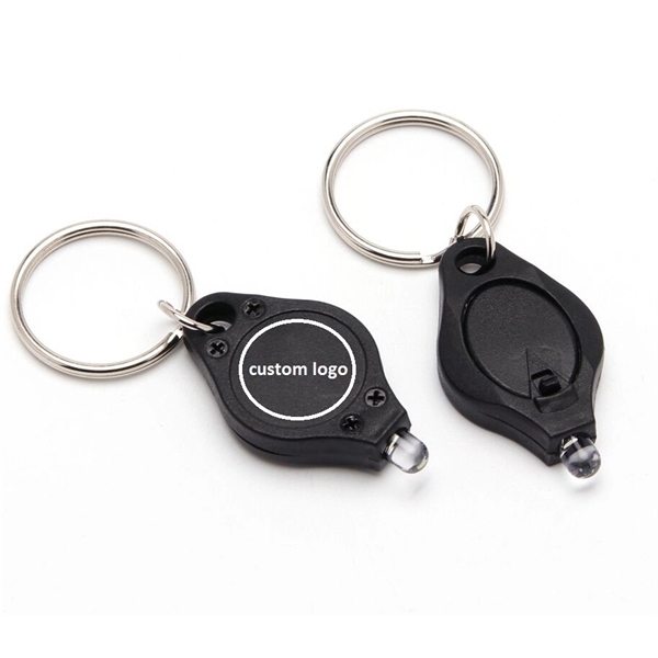 Mini LED flashlight in plastic casing with one button cell battery... from ASI 37218 Athena Promo (tm)