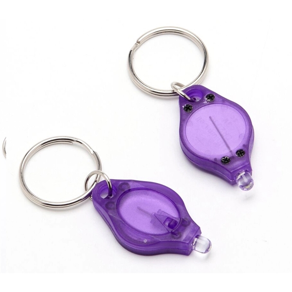 Mini LED flashlight in plastic casing with one button cell battery... from ASI 37218 Athena Promo (tm)