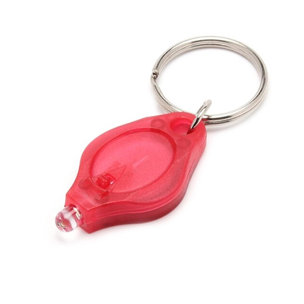 Mini LED flashlight in plastic casing with one button cell battery... from ASI 37218 Athena Promo (tm)