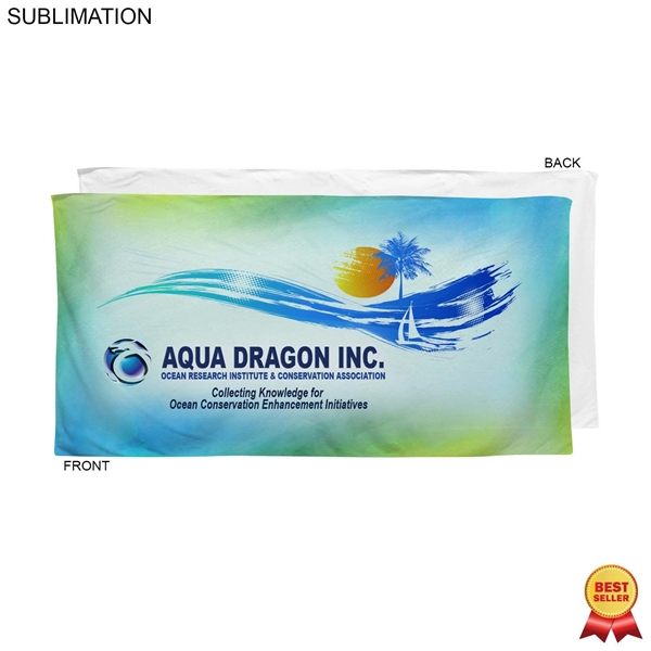 30" x 60" velour cotton blend beach towel with full-color sublimation... from ASI 53509 FIEL-Fairdeal Import & Export / FIEL