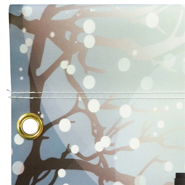 Custom digitally printed avenue banner. 96" x 30"... from ASI 80228 Quinn