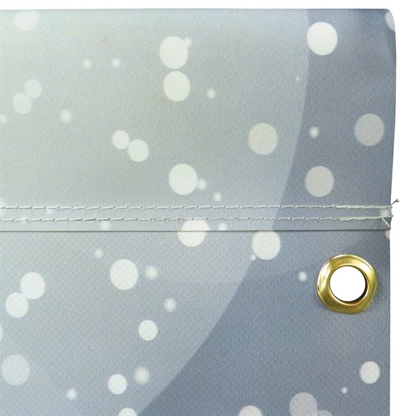 Vinyl 36" x 18" light pole avenue banner with full color... from ASI 80228 Quinn