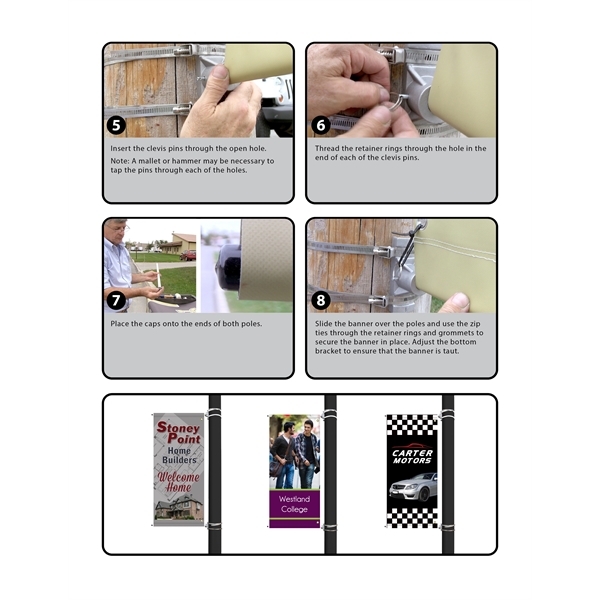 60" X 30" 2 Color Imprint Custom Sunbrella Avenue Banner... from ASI 80228 Quinn