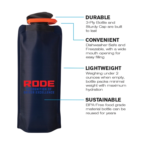 The 0.7 Liter Vapur Eclipse is a foldable drinkware product that's... from ASI 46170 Compass Industries Inc