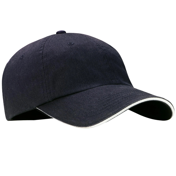 Port Authority Sandwich Bill Cap with Striped Closure.... from ASI 84863 SanMar