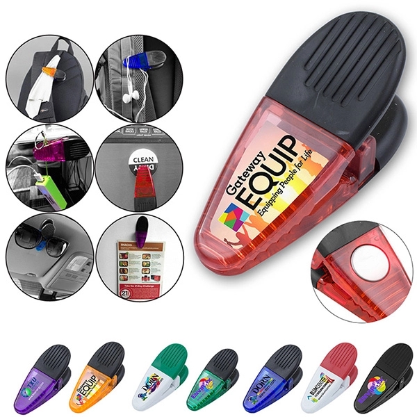 Magnetic clip with large rubber handle and large customization area.... from ASI 62660 Innovation Line