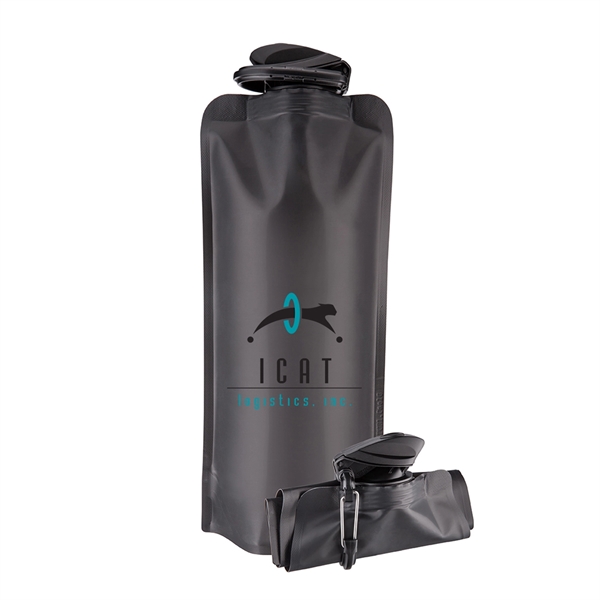 The 1 Liter Vapur Eclipse is a foldable hydration bottle. Featuring... from ASI 46170 Compass Industries Inc