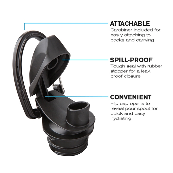 The .7 Liter Vapur Element Series is a folding hydration bottle.... from ASI 46170 Compass Industries Inc