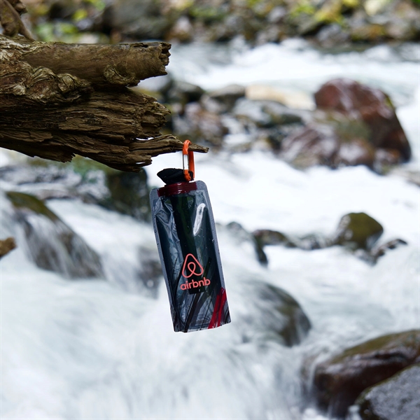 The .7 Liter Vapur Element Series is a folding hydration bottle.... from ASI 46170 Compass Industries Inc