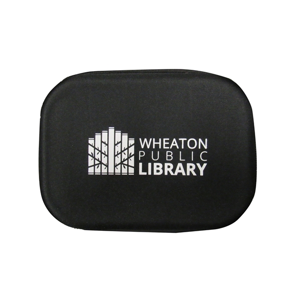 Rectangle shaped portable hard sided EVA storage case with mesh inner... from ASI 99030 Zipline / Zipline®