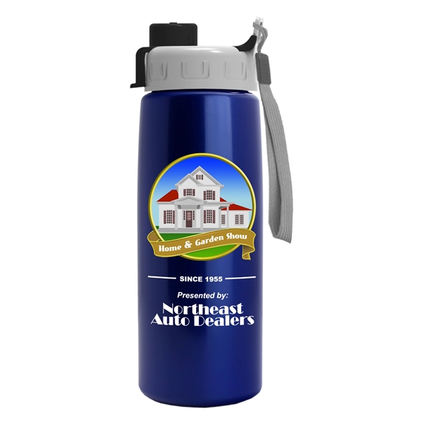 26 oz Metalike Flair Bottle - Quick Snap Lid - Digital... from ASI 55990 Garyline