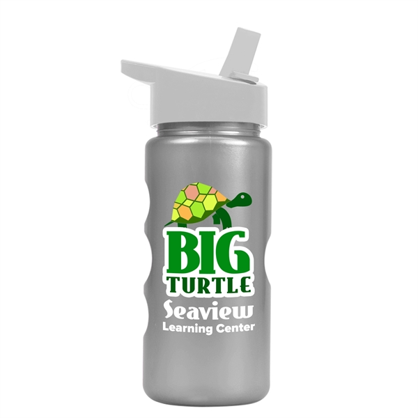 Mini Peak - 22 oz. Tritan™ Metalike Bottle With Flip Straw... from ASI 55990 Garyline