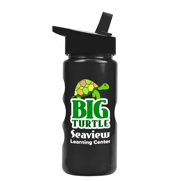 Mini Peak - 22 oz. Tritan™ Metalike Bottle With Flip Straw... from ASI 55990 Garyline