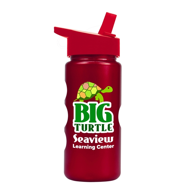 Mini Peak - 22 oz. Tritan™ Metalike Bottle With Flip Straw... from ASI 55990 Garyline