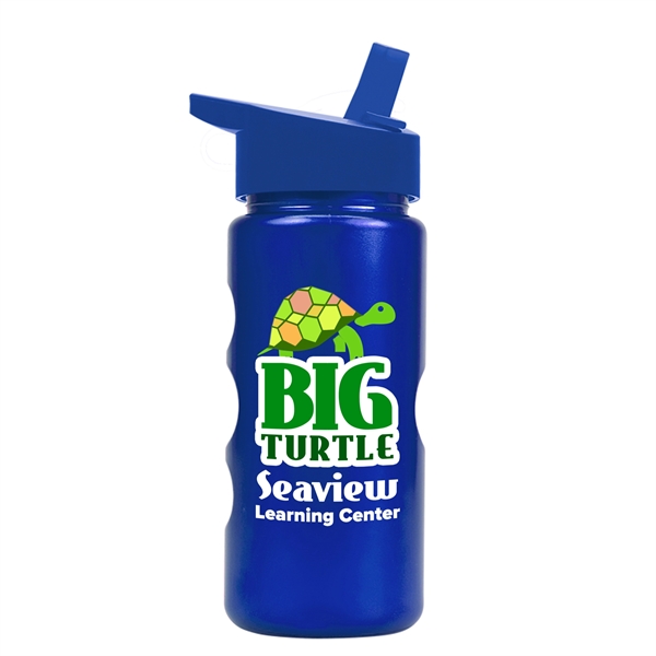 Mini Peak - 22 oz. Tritan™ Metalike Bottle With Flip Straw... from ASI 55990 Garyline