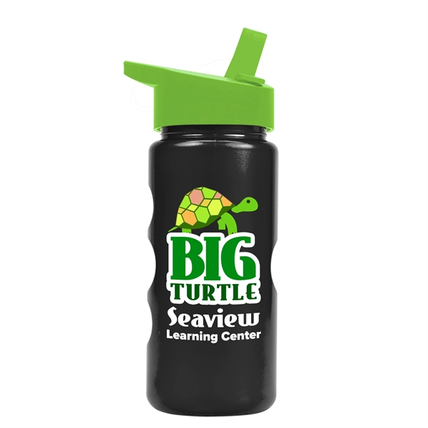 Mini Peak - 22 oz. Tritan™ Metalike Bottle With Flip Straw... from ASI 55990 Garyline