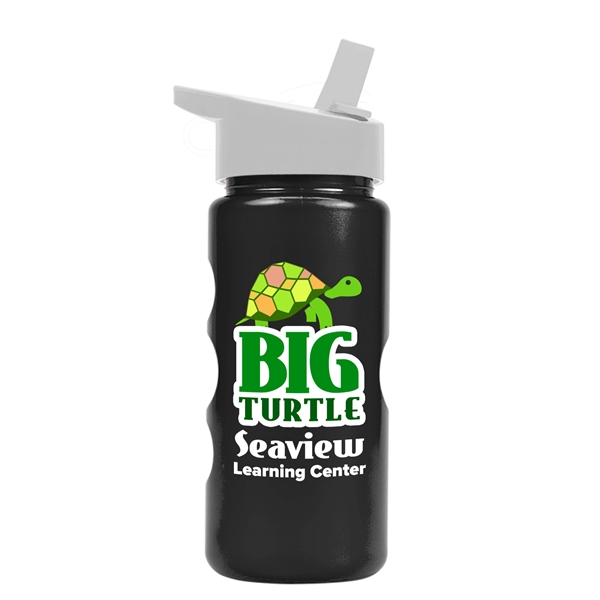 Mini Peak - 22 oz. Tritan™ Metalike Bottle With Flip Straw... from ASI 55990 Garyline