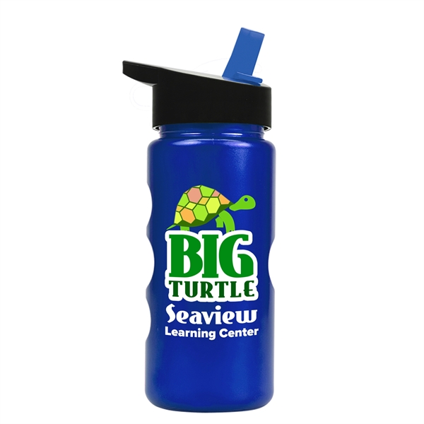 Mini Peak - 22 oz. Tritan™ Metalike Bottle With Flip Straw... from ASI 55990 Garyline