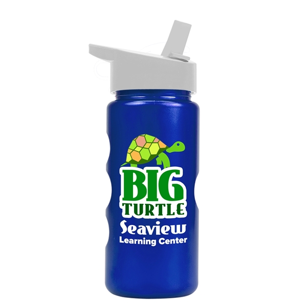 Mini Peak - 22 oz. Tritan™ Metalike Bottle With Flip Straw... from ASI 55990 Garyline