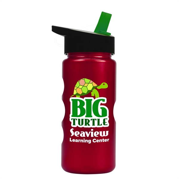 Mini Peak - 22 oz. Tritan™ Metalike Bottle With Flip Straw... from ASI 55990 Garyline