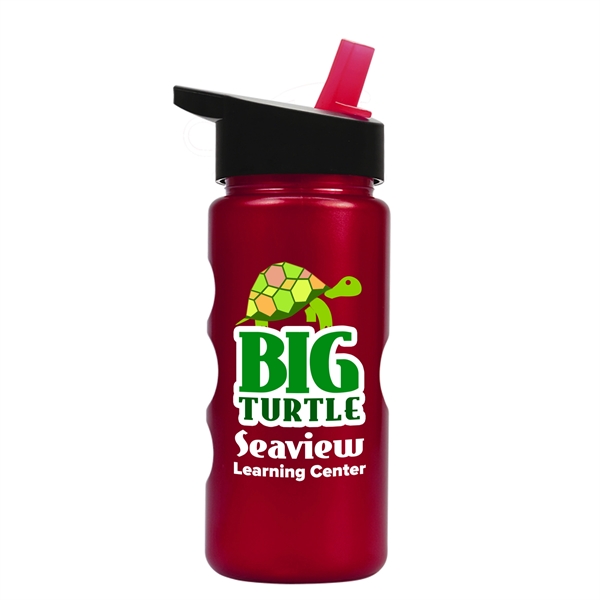 Mini Peak - 22 oz. Tritan™ Metalike Bottle With Flip Straw... from ASI 55990 Garyline