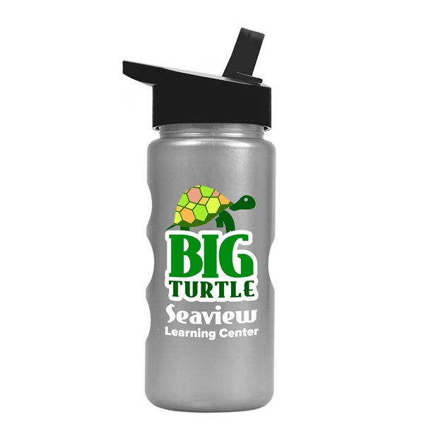 Mini Peak - 22 oz. Tritan™ Metalike Bottle With Flip Straw... from ASI 55990 Garyline
