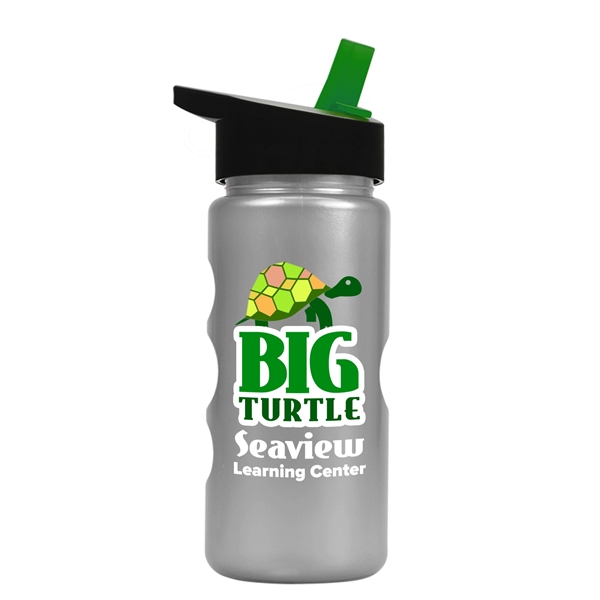 Mini Peak - 22 oz. Tritan™ Metalike Bottle With Flip Straw... from ASI 55990 Garyline