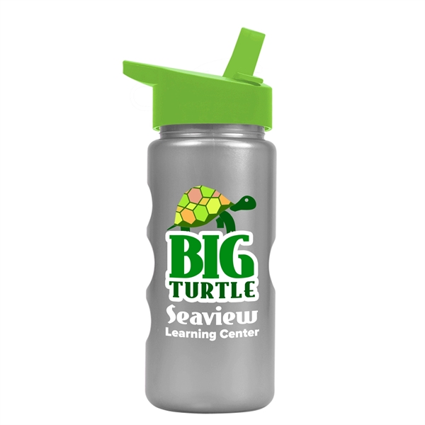 Mini Peak - 22 oz. Tritan™ Metalike Bottle With Flip Straw... from ASI 55990 Garyline