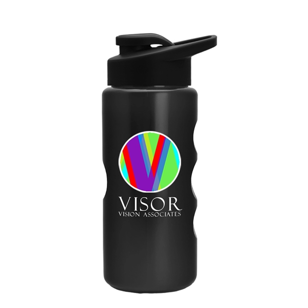 Mini Peak - 22 oz. Tritan™ Metalike Bottle with Drink thru... from ASI 55990 Garyline