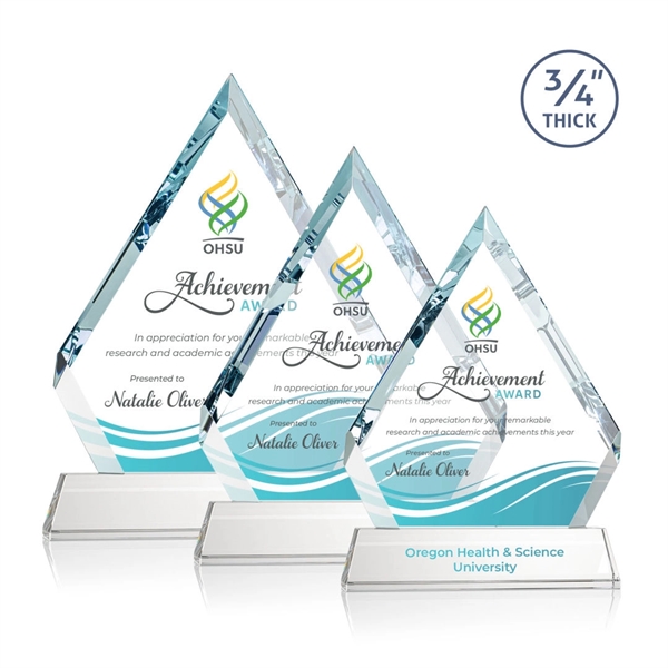 The sparkling Apex VividPrint™ award features a 0... from ASI 84592 St Regis Group / St Regis