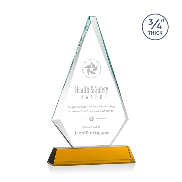 Starfire triangle top award on an optical base.... from ASI 84592 St Regis Group / St Regis