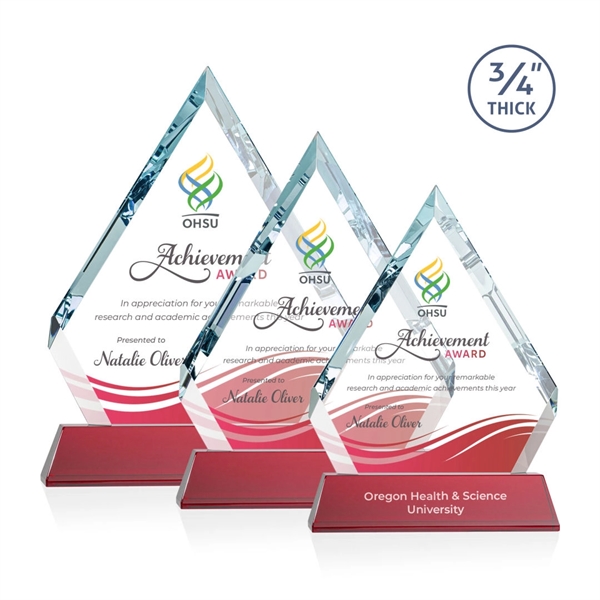 The sparkling Apex VividPrint™ award features a 0... from ASI 84592 St Regis Group / St Regis