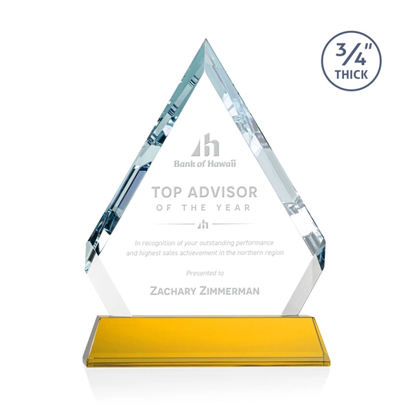 The sparkling Apex award features a 0... from ASI 84592 St Regis Group / St Regis