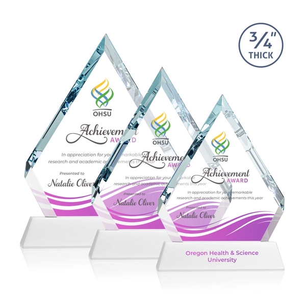 The sparkling Apex VividPrint™ award features a 0... from ASI 84592 St Regis Group / St Regis