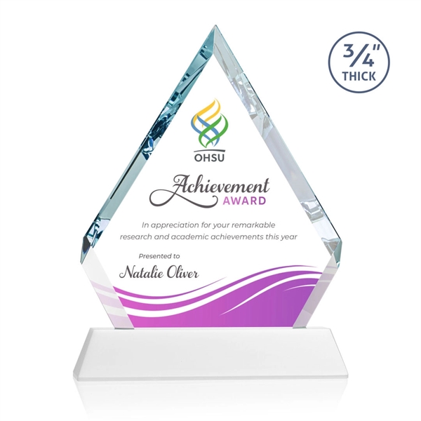 The sparkling Apex VividPrint™ award features a 0... from ASI 84592 St Regis Group / St Regis