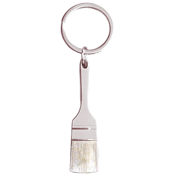 Zinc Alloy brush shape key holder, avialble for laser engraving on... from ASI 74585 Nu Promo International / Nu Promo Line