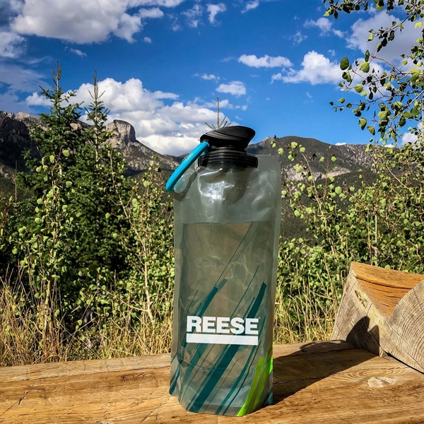 The 1 Liter Vapur Element Series is a foldable hydration bottle.... from ASI 46170 Compass Industries Inc