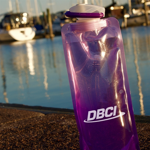 The .7 Liter Vapur Gradient Series is a foldable hydration bottle.... from ASI 46170 Compass Industries Inc